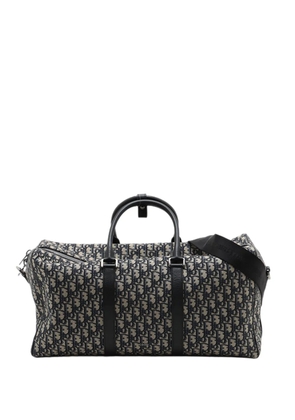 Christian Dior Pre-Owned 2021-2026 Oblique Canvas Lingot 50 travel bag - Blue