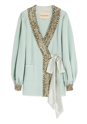 Valentino Garavani embroidered-detail blouse - Green