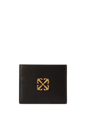Off-White Jitney leather card holder - Black