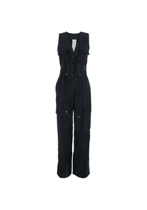 RAME cargo-pocket jumpsuit - Black