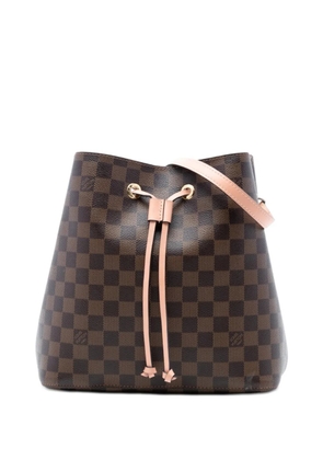 Louis Vuitton Pre-Owned 2020 Damier Ebene NeoNoe MM bucket bag - Brown