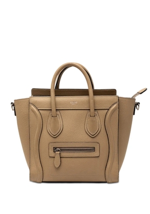 Celine Pre-Owned 2019 Nano Leather Luggage Tote satchel - Neutrals