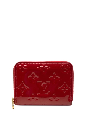 Louis Vuitton Pre-Owned 2012 Monogram Vernis Zippy Purse coin pouch - Red