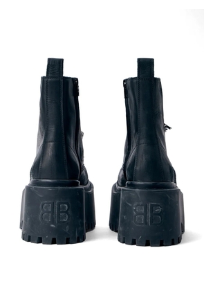Balenciaga charm-embellished platform ankle boots - Black