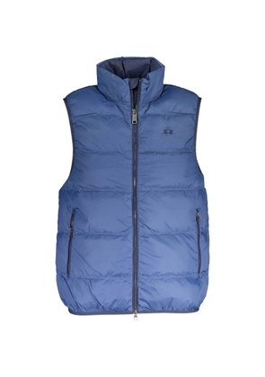 La Martina quilted-design gilet - Blue