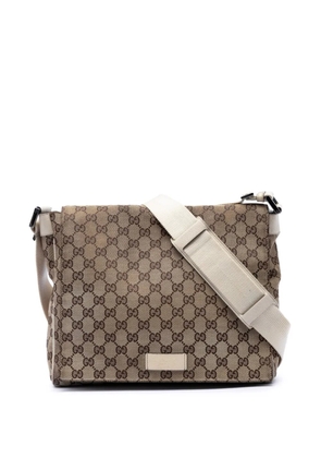 Gucci Pre-Owned 2000-2015 GG Canvas crossbody bag - White