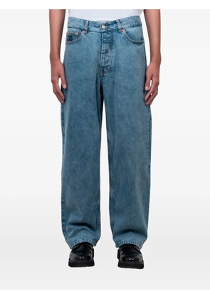 BY PARRA graphic-patch washed jeans - Blue