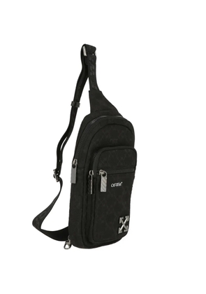 Off-White monogram messenger bag - Black