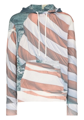 424 american flag cotton hoodie - 108 - MULTICOLOURED