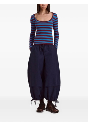 DAMSON MADDER Frida embroidered trousers - Blue