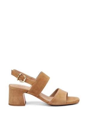 FRAU block-heel suede sandals - Neutrals