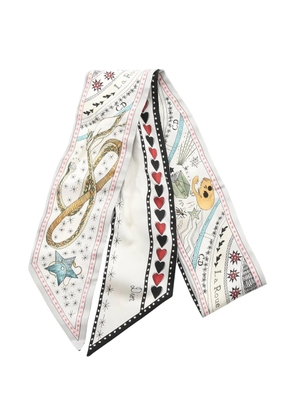 Christian Dior Pre-Owned Mitzah La Roue de la Fortune scarf - Neutrals