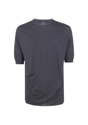 MD75 ribbed-trim T-shirt - Grey