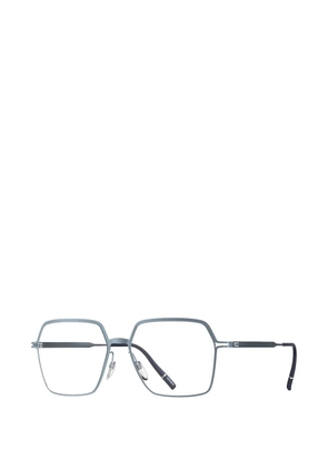 Silhouette titanium geometric-frame glasses - Blue