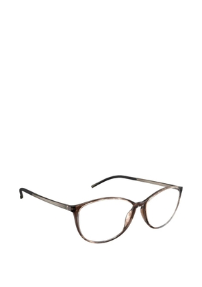 Silhouette SPX Illusion cat-eye glasses - Brown