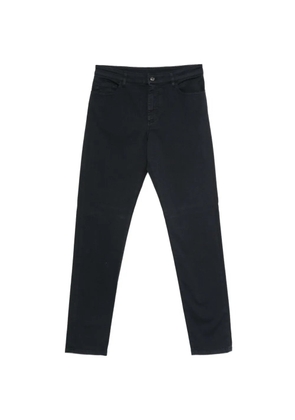 Canali logo-patch jeans - Blue