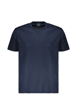 Paul & Shark logo-embroidered T-shirt - Blue