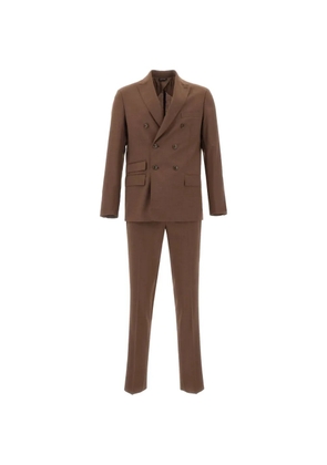 Ungaro double-breasted peak-lapel suit - Brown
