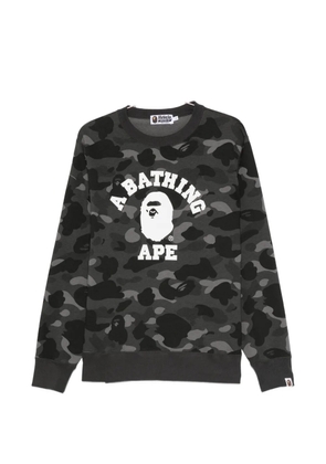 BAPE BLACK by *A BATHING APE® camouflage-pattern logo-print sweatshirt