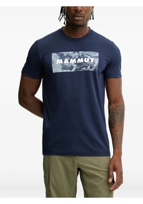 Mammut Trovat logo-print t-shirt - Blue