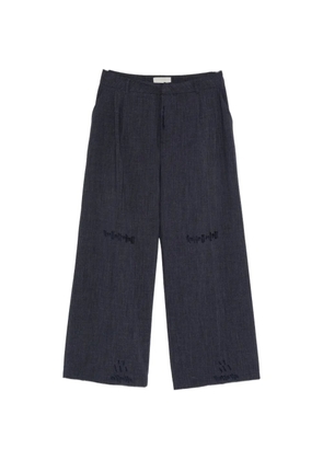 THESTROY belt-loops trousers - Blue