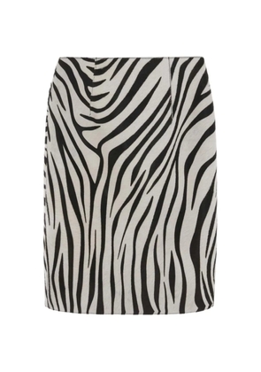 16Arlington Delta zebra-print skirt - Neutrals