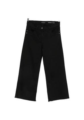 Betty Barclay Sally raw-hem wide-leg jeans - Black