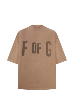 Fear Of God logo-print T-shirt - Neutrals