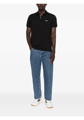 BOSS short-sleeve polo shirt - Black