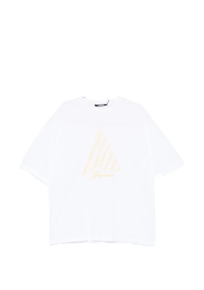 Jacquemus Voilier embroidered-logo T-shirt - Brown