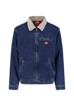 DICKIES corduroy-collar Painter denim jacket - Blue