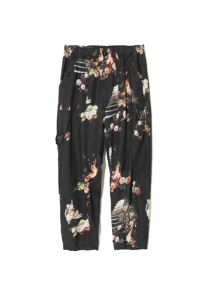 Undercover graphic-print trousers - Black