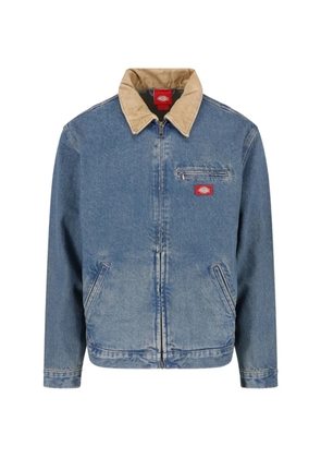 DICKIES corduroy-collar denim jacket - Blue