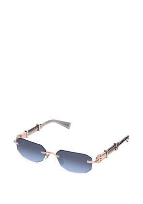 Balmain Eyewear Arcade geometric-frame sunglasses - Pink