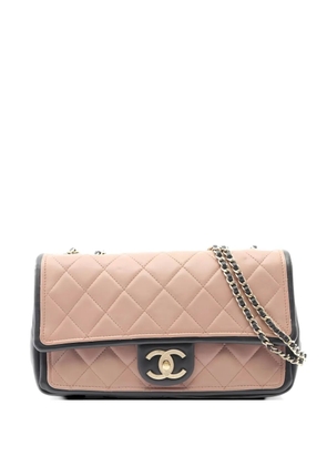 CHANEL Pre-Owned 2014 Matelassé chain-strap shoulder bag - Neutrals