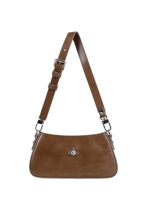 Vivienne Westwood Tasha Orb-plaque shoulder bag - Brown