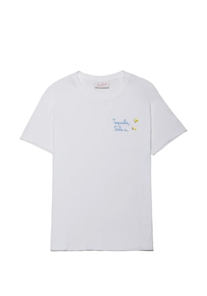 MC2 Saint Barth Emilie embroidered lemon-charm T-shirt - White