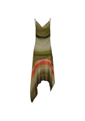 Baobab Carlota asymmetrical maxi dress - Green