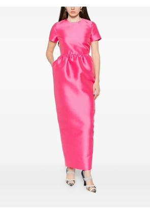 Bernadette Lexi gathered-waist dress - Pink
