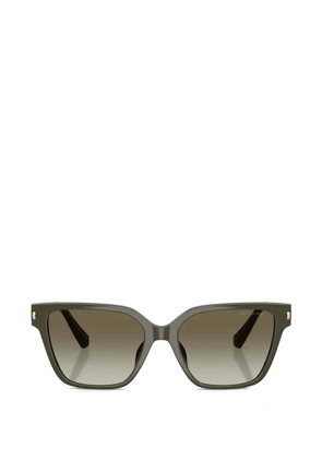 Michael Kors logo square-frame sunglasses - Green