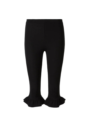 Jacquemus ruffled-trim shorts - Black