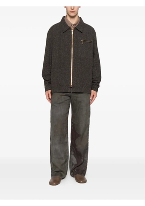 A Tentative Atelier zip-up jacket - Brown