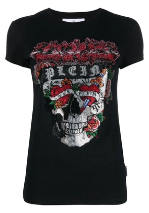 Philipp Plein rhinestone-embellished short-sleeve T-shirt - Black