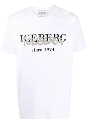 Iceberg logo-print short-sleeved T-shirt - White