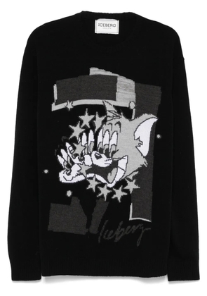 Iceberg cartoon-motif sweater - Black