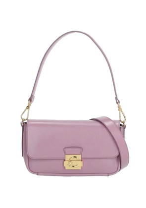 Coccinelle medium C-Me Lock leather shoulder bag - Purple