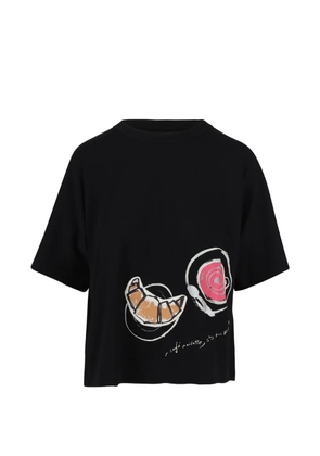 Yoshi Kondo graphic-print t-shirt - Black