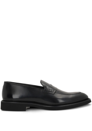 Doucal's leather loafers - Black