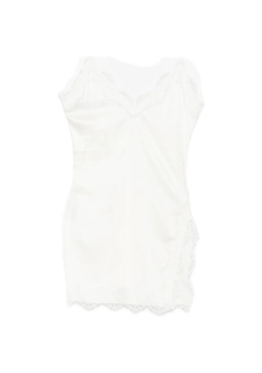 Oséree lace-trim bridal dress - White