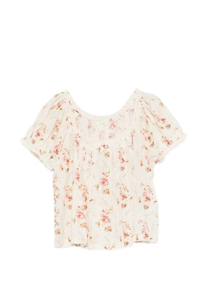 DÔEN Frederica floral-print blouse - Brown
